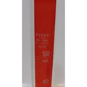 Pyrex | Other | Pyrex Glass Tc 2 C 50ml Lifetime Red Graduated Cylinder ...